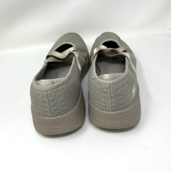 Skechers Womens Max Cushioning Lite: Breathe Easy - Size 11 Style 136722 TAUPE - Picture 4 of 12